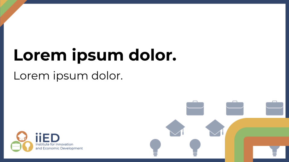 iiED Slide Title Slide